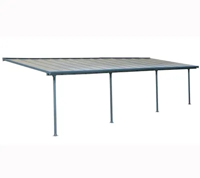 Produktbild von Palram - Canopia Aluminium Terrassenüberdachung Feria Anthrazit 295x851x305 cm