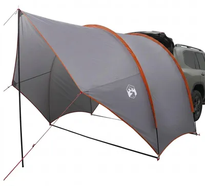 Productafbeelding van vidaXL Zonnescherm, waterdicht, 405 x 280 x 220 cm, grijs en oranje