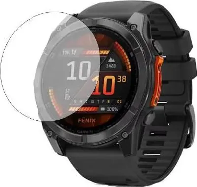 Produktbild von Strap-it Displayschutzfolie aus gehärtetem Glas – passend für Garmin Fenix 8 – 51 mm