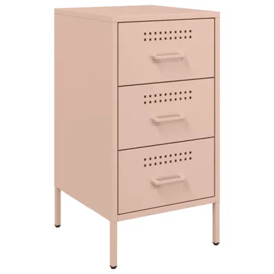 Produktbild von Nachttisch Rosa 36x39x68 cm Stahl
