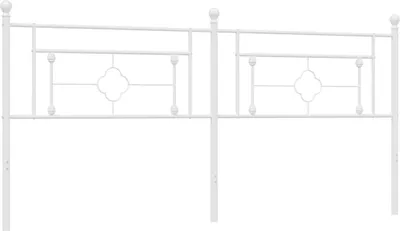 Produktbild von vidaXL Ersatz-Kopfteil Metall Weiß 193 cm