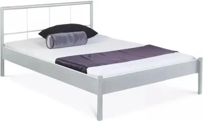 Produktbild von Metallbett Daisy – 200 x 220 cm / silbergrau