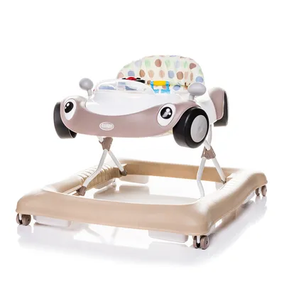 Produktbild von 4BABY Lauflernhilfe Cars Brown Gehfrei Laufhilfe Gehhilfe Lauflernwagen Baby Walker
