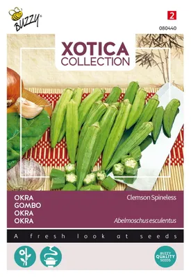 Produktbild von Buzzy Xotica Okra Clemson Spineless Samen - Ca. 8 gr | Buzzy_080440