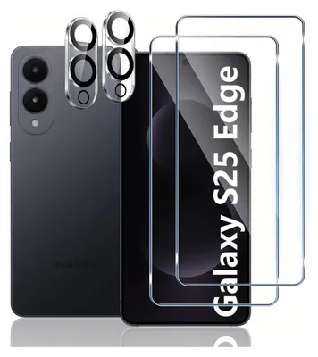 Produktbild von 2X Panzerglas für Samsung Galaxy S25 Edge Panzerfolie Schutzglas Display Kamera 9H