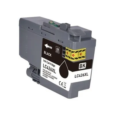 Produktbild von Druckerpatrone kompatibel mit Brother LC-426 XL-BK Schwarz, LC426XLBK für MFC-J4335 DW, MFC-J4335 DWXL, MFC-J4340 DW, MFC-J4540 DWXL, MFC-J4540 DW