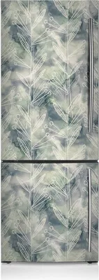Produktbild von Kühlschrankmagne Kühlschrank Magnetfolie Dekoration 60x190 cm - Pflanzen