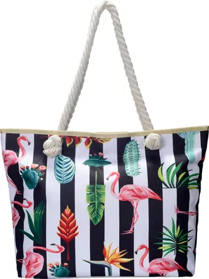 Produktbild von Große Strandtasche Shopper mit Reißverschluss - Fidschi Island