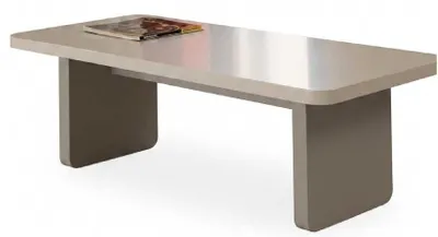 Productafbeelding van Salontafel, woonkamertafel, bijzettafeltje, beige, modern, elegant