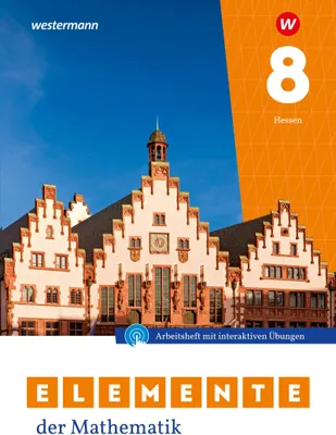 Produktbild von Elemente der Mathematik SI 8. Arbeitsheft mit Lösungen und Interaktiven Übungen. Für Gymnasien in Hessen