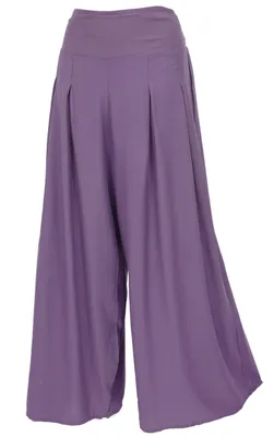 Produktbild von Boho Hosenrock, Weite Sommerhose - Flieder, Damen, Violett, Viskose, Größe: S/M