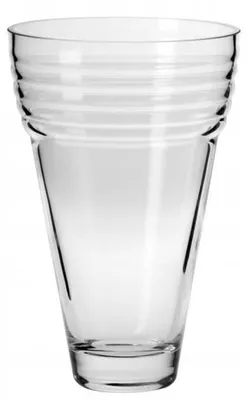 Produktbild von Krosno Konische Gerippte Glasvase 30 cm