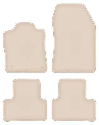 Produktbild von DURBAN Beige Velours-Fußmatten-Set für DS. 4 E-Tense Plug-in-Hybrid (2021-)