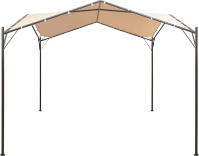 Produktbild von vidaXL Pavillon Partyzelt Überdachung 4x4 m Stahl Beige