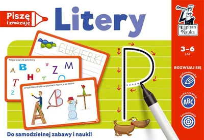 Immagine prodotto di Piszę i zmazuję. Litery. 3-6 lat
