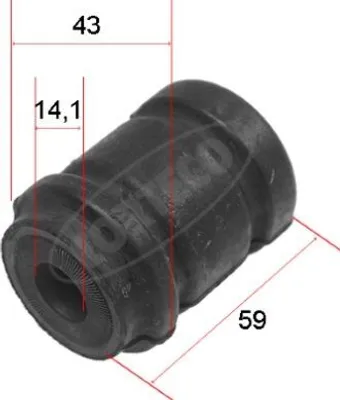 Produktbild von Lagerung Lenker für OPEL Kadett E CC (T85) Vorne 21652362 CORTECO