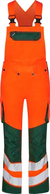 Produktbild von F. Engel Safety Light Damen Latzhose, Orange/Grün, Gr. 40
