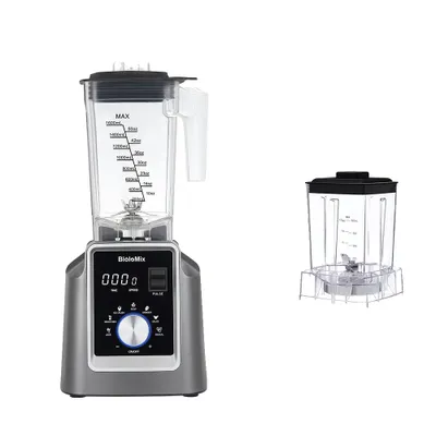 Produktbild von Mixer, 2200W Leistung, 2L Kapazität, Mit 500ml Trockenbehälter, EU-Stecker
