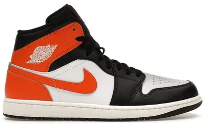 Productafbeelding van Jordan 1 Mid Black Toe Starfish - EU 40
