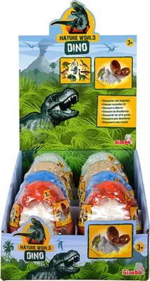 Obrázek produktu pro Simba 104342540 Sada na vykopávky Dino ve vajíčku, 8 druhů.