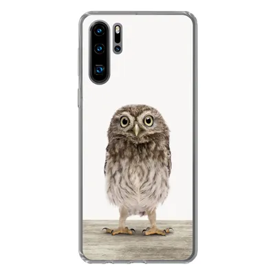 Produktbild von MuchoWow® Handyhülle Schutzhülle Hülle für Huawei P30 Pro Eule - Braun - Eulenküken - Kinder - Jungen - Mädchen Silikon Softcase Handy Hülle - Schutzdeckel