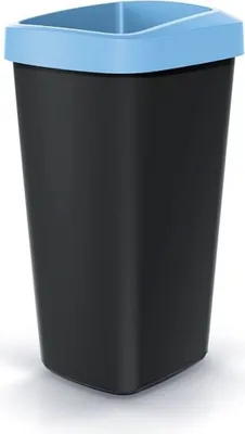 Produktbild von Papierkorb COMPACTA Q - hellblau - Prosperplast 4