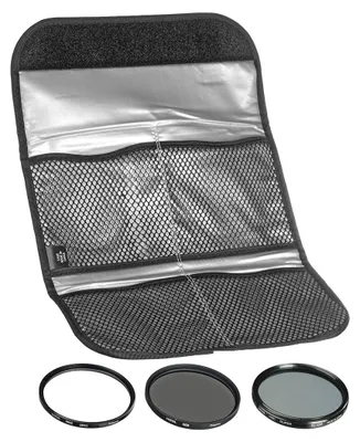 Zdjęcie produktu dla Zestaw filtrów HOYA DFK58 (UV, PLC, ND) 58 mm