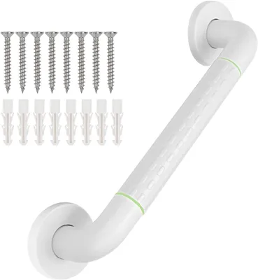 Immagine prodotto di Maniglione per vasca da bagno - 55 cm - Antiscivolo - Acciaio inossidabile - Bianco