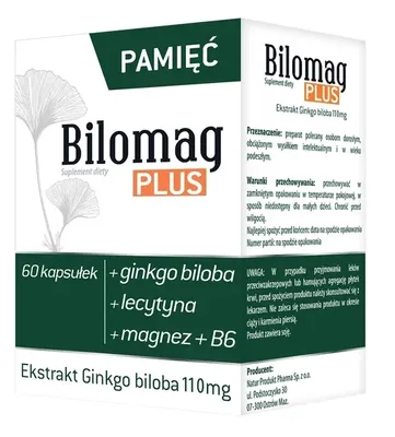 Produktbild von Bilomag Plus, 60 Kapseln Nahrungsergänzungsmittel