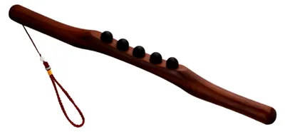 Produktbild von Massagestab aus Holz mit glatter Oberfläche für entspannende Ganzkörpermassagen