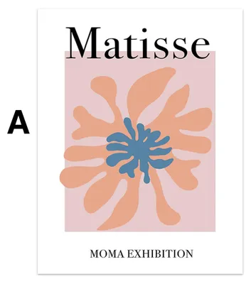 Produktbild von Poster Matisse Flower Market Museum | Bilder Wohnzimmer | Wandbilder Schlafzimmer | Deko Print ohne Rahmen | Bilder Matisse Bunt · Motiv A · 13 × 18 cm