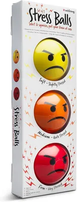Productafbeelding van #winning emoticon stress ballen () - Set van 3