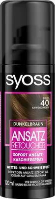 Obrázek produktu pro Profesionální Barvicí sprej SYOSS, Pro Tmavě Hnědé Vlasy, Objem 120 ml