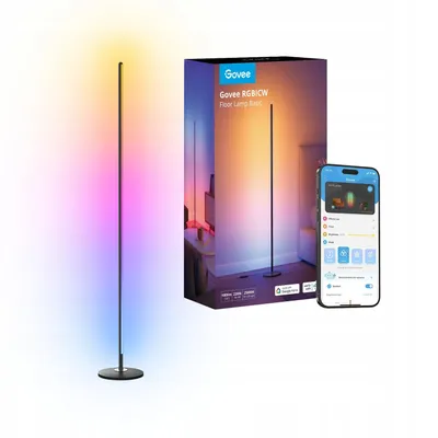 Obrázek produktu pro Govee RGBICW Corner Floor Lamp | Smart RGB LED WiFi