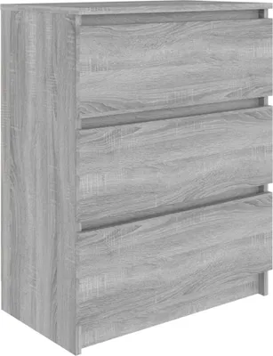 Produktbild von vidaXL Sideboard Grau Sonoma 60x35x76 cm Holzwerkstoff