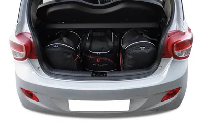 Produktbild von Hyundai I10 2013-2020 Kofferraumtaschen Set 4 Stk