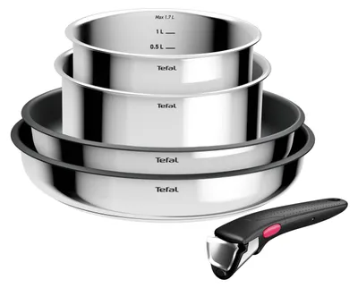 Produktbild von TEFAL Ingenio Cook Eat Kochgeschirr-Set, 5-teilig L881S504