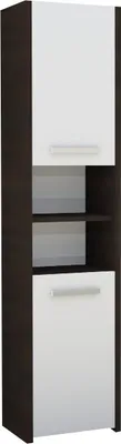Produktbild von Badezimmerschrank Badschrank Hochschrank Badmöbel Schrank Modern 170x40cm Wenge MIX