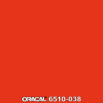 Produktbild von Oracal 6510 - 31,5 x 20cm - 038 RED-ORANGE fluorescent