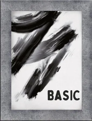 Produktbild von MDF BASIC Bilderrahmen für Fotos 13x18 cm Beton 1 Stück.