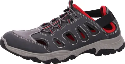 Zdjęcie produktu dla Buty wsuwane Rieker, perforowane, modne w kolorze szarym, rozmiar 41
