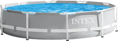 Produktbild von INTEX 26702GN - PrismFrame Pool (305x76cm) inkl. GS-Filterpumpe 1250 l/h