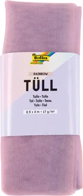 Produktbild von Tüll-Stoff, 0,5 x 3 m Rainbow