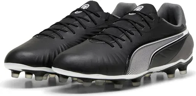 Produktbild von Puma Herren Fussballschuhe King Match FG/AG - 107863, Farbe:schwarz/weiß/steingrau, Herren Schuhe:42.5