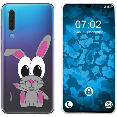 Produktbild von PhoneNatic Case kompatibel mit Huawei P30 Silikon-Hülle Cutiemals M4