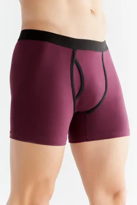Produktbild von Bio-Baumwoll-Herren Boxershorts mit Eingriff - 3er Pack