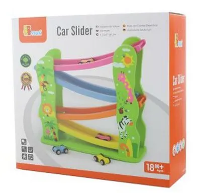 Image de Viga Toboggan en bois avec voitures