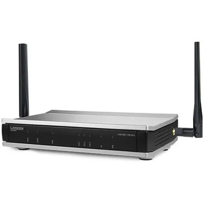 Produktbild von LANCOM 1790-4G+ (EU), Schwarz, Grau, Tisch-/Wandmontage, 1 Lüfter, Extern, SMA, 2 dBi