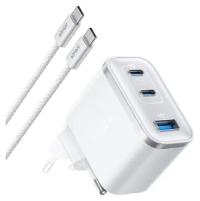 Immagine prodotto di Caricabatterie Anker Nano (70 W, 3 porte) Bianco
