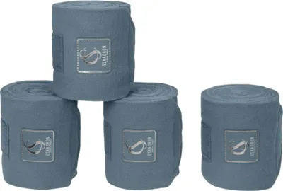Produktbild von Eskadron Classic Sports Fleecebandagen 4er Set, Bandagen " FLEECE " Größe - Pony Farbe - steelblue
